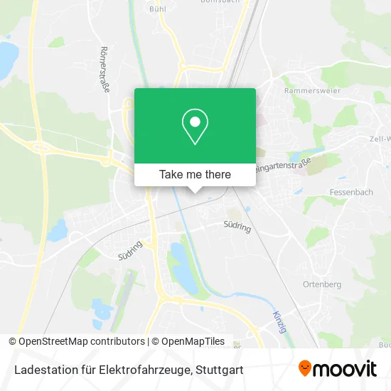 Карта Ladestation für Elektrofahrzeuge