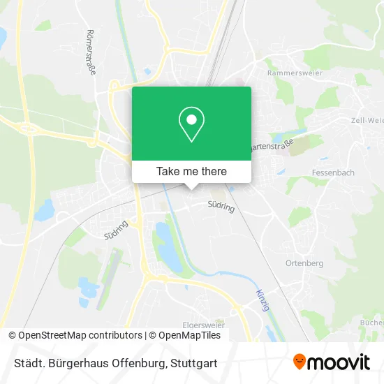 Карта Städt. Bürgerhaus Offenburg