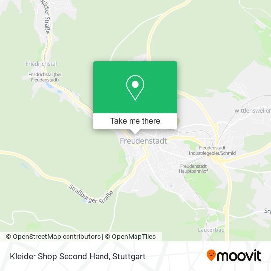 Kleider Shop Second Hand map