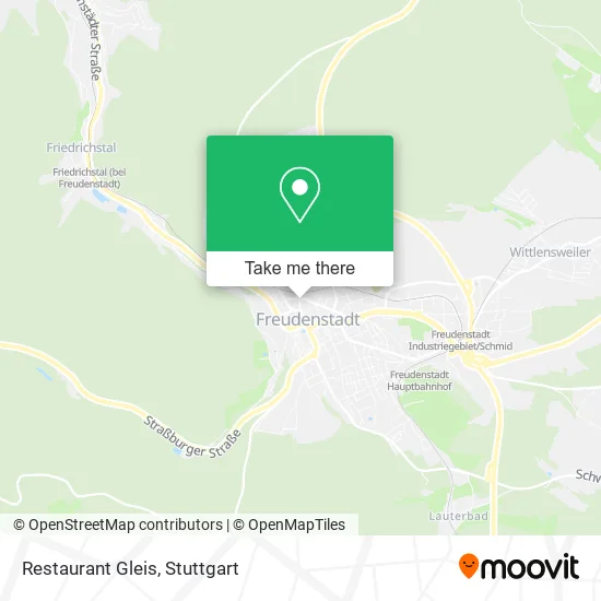 Карта Restaurant Gleis