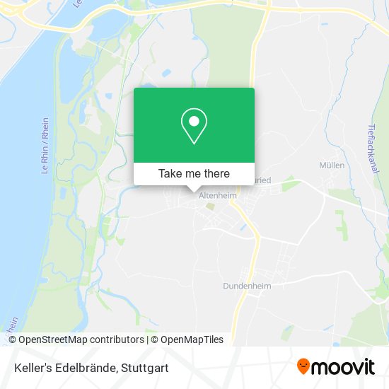 Карта Keller's Edelbrände