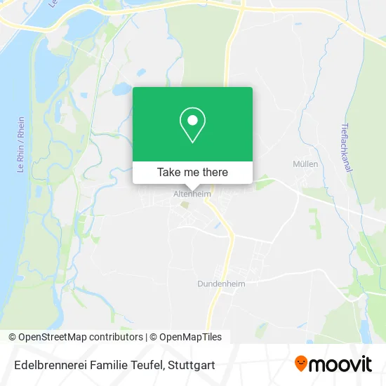 Карта Edelbrennerei Familie Teufel