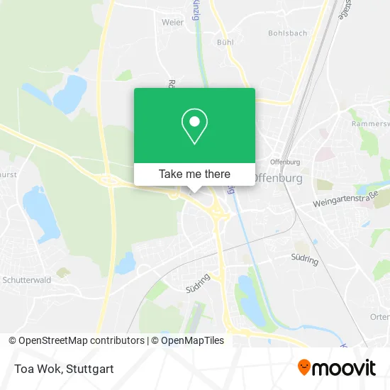 Карта Toa Wok