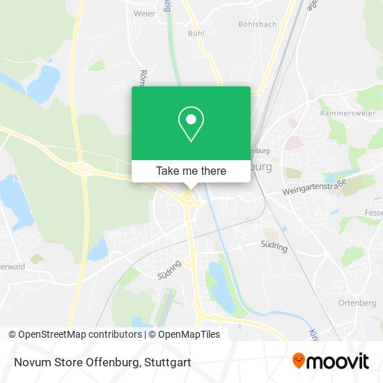 Novum Store Offenburg map