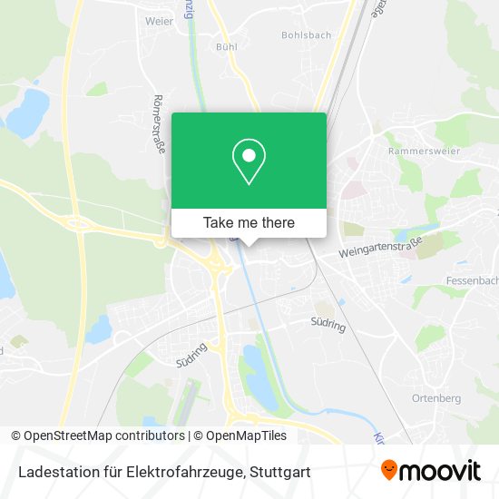 Ladestation für Elektrofahrzeuge map