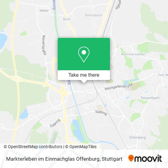 Карта Markterleben im Einmachglas Offenburg