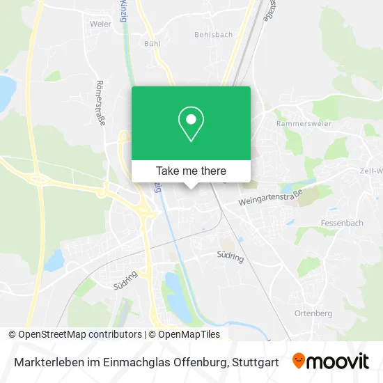 Карта Markterleben im Einmachglas Offenburg