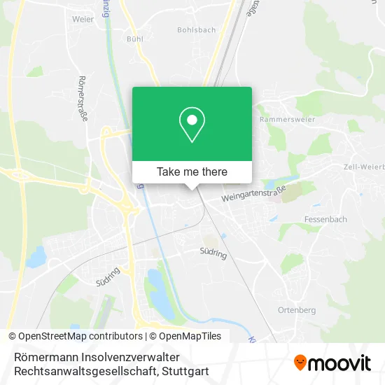 Карта Römermann Insolvenzverwalter Rechtsanwaltsgesellschaft