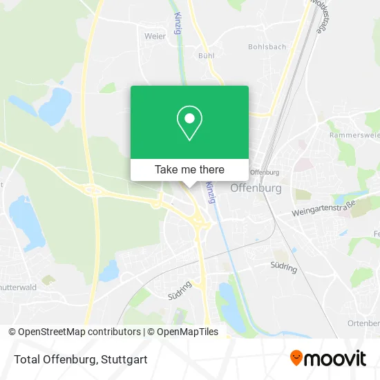 Карта Total Offenburg