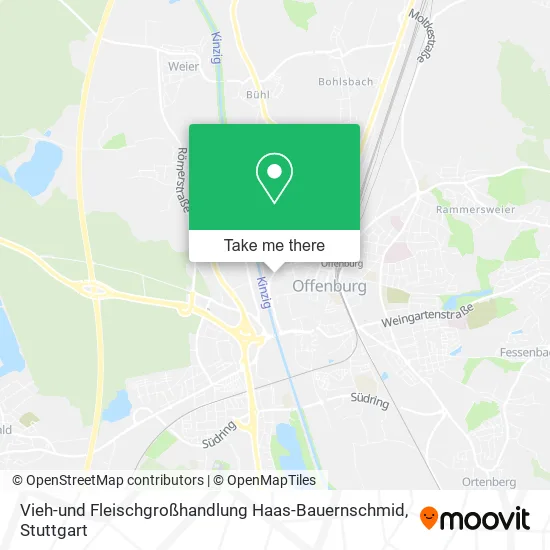Карта Vieh-und Fleischgroßhandlung Haas-Bauernschmid