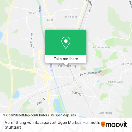 Карта Vermittlung von Bausparverträgen Markus Hellmuth