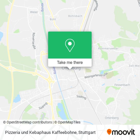 Pizzeria und Kebaphaus Kaffeebohne map