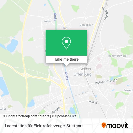 Ladestation für Elektrofahrzeuge map
