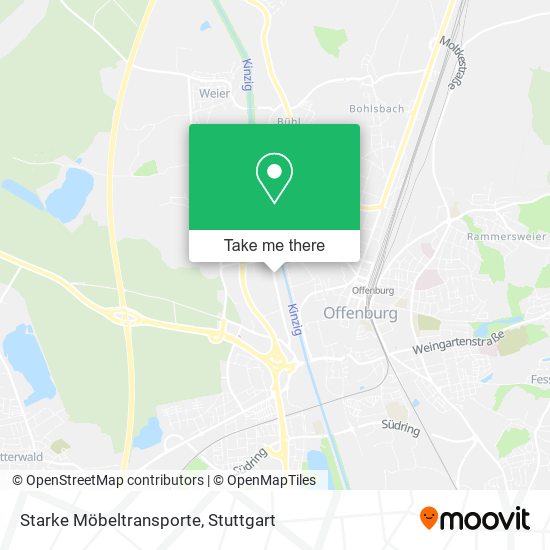 Starke Möbeltransporte map