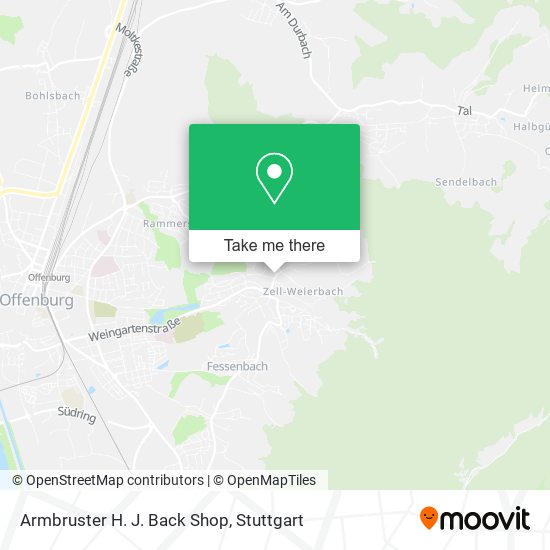 Armbruster H. J. Back Shop map