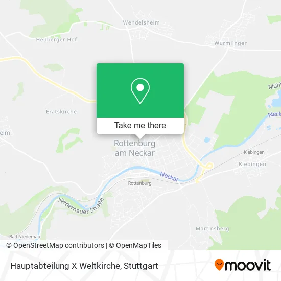 Карта Hauptabteilung X Weltkirche