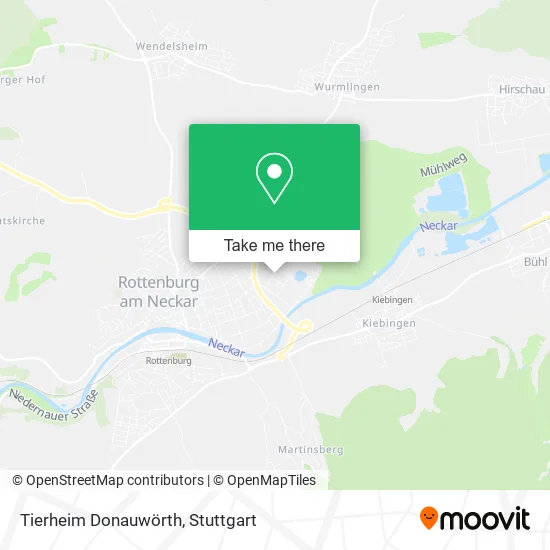 Карта Tierheim Donauwörth