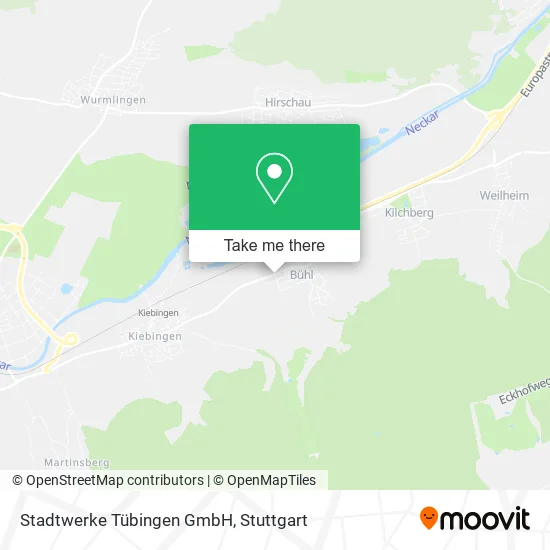 Карта Stadtwerke Tübingen GmbH