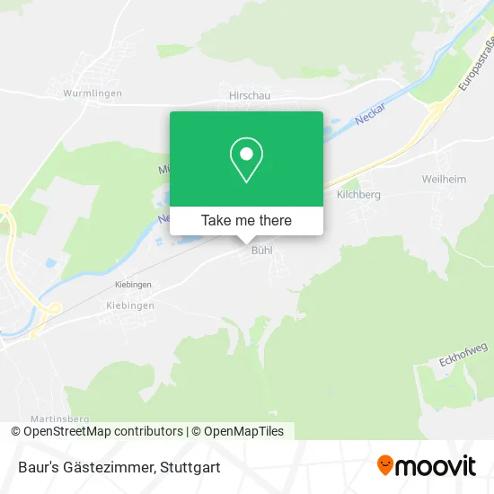 Карта Baur's Gästezimmer