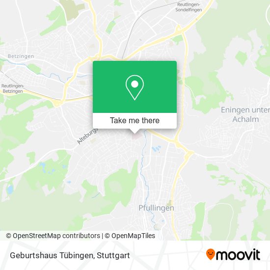 Geburtshaus Tübingen map