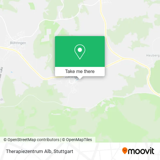 Карта Therapiezentrum Alb