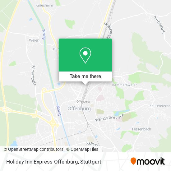Карта Holiday Inn Express-Offenburg