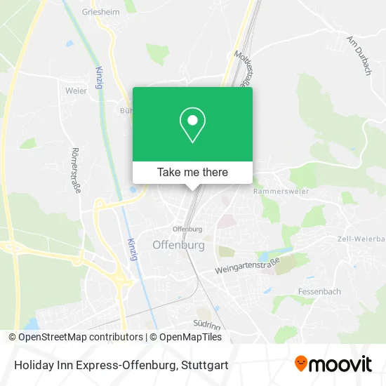 Карта Holiday Inn Express-Offenburg