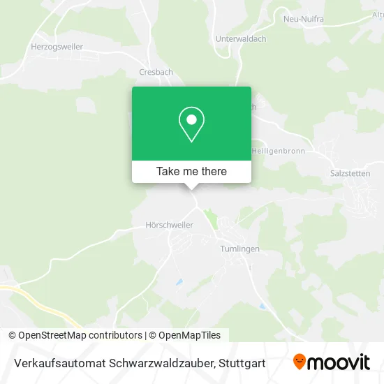 Карта Verkaufsautomat Schwarzwaldzauber