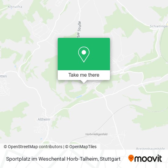 Sportplatz im Weschental Horb-Talheim map