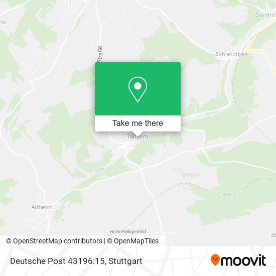 Deutsche Post 43196:15 map