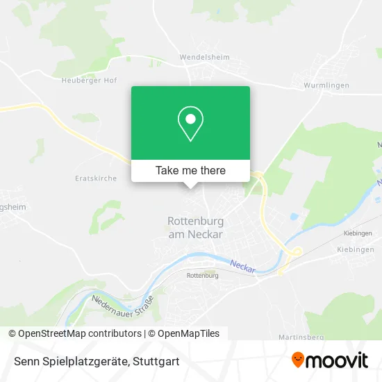 Карта Senn Spielplatzgeräte