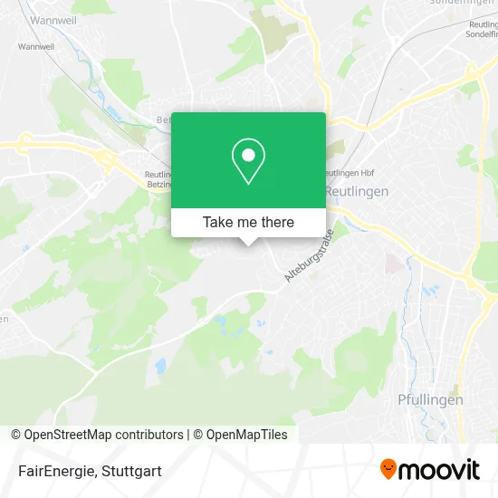 FairEnergie map
