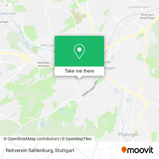 Reitverein Sahlenburg map