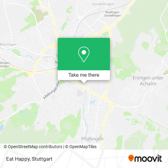 Карта Eat Happy