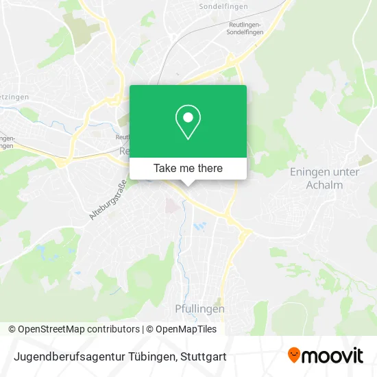 Карта Jugendberufsagentur Tübingen
