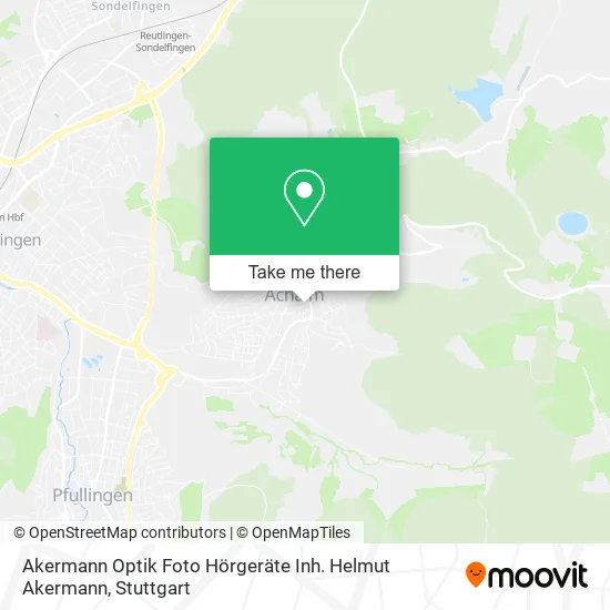 Карта Akermann Optik Foto Hörgeräte Inh. Helmut Akermann