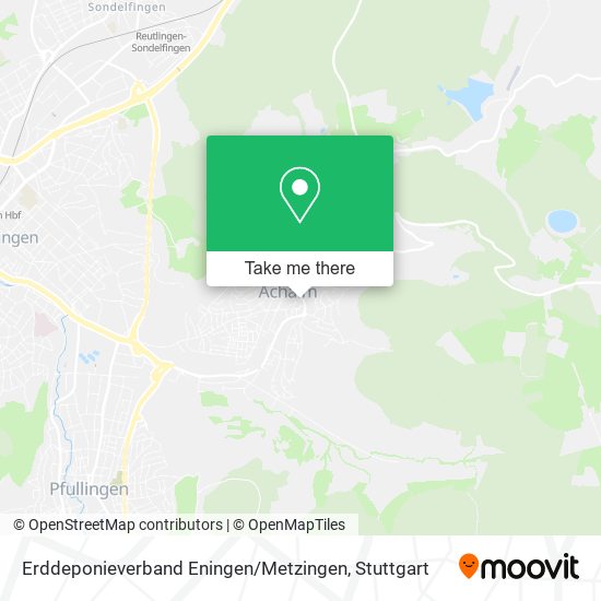 Карта Erddeponieverband Eningen / Metzingen