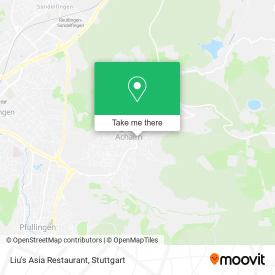 Карта Liu's Asia Restaurant