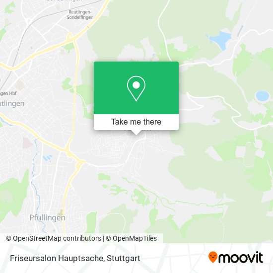 Friseursalon Hauptsache map