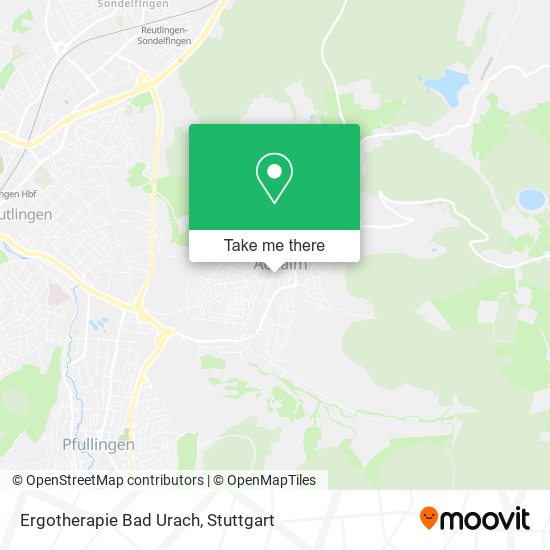 Ergotherapie Bad Urach map