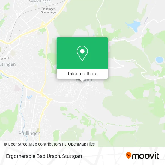 Карта Ergotherapie Bad Urach