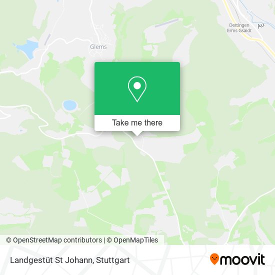 Landgestüt St Johann map