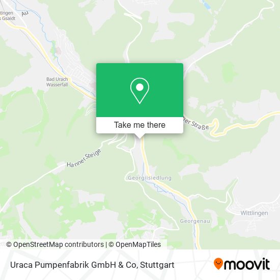 Uraca Pumpenfabrik GmbH & Co map