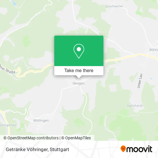 Карта Getränke Vöhringer