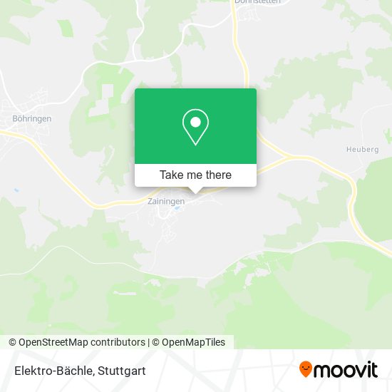 Elektro-Bächle map