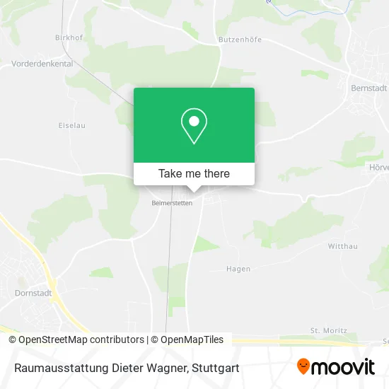 Карта Raumausstattung Dieter Wagner