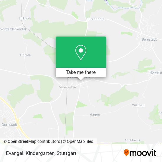 Evangel. Kindergarten map