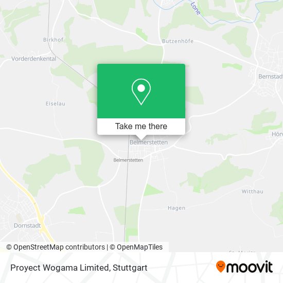 Карта Proyect Wogama Limited