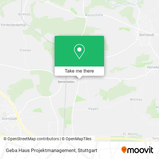 Карта Geba Haus Projektmanagement