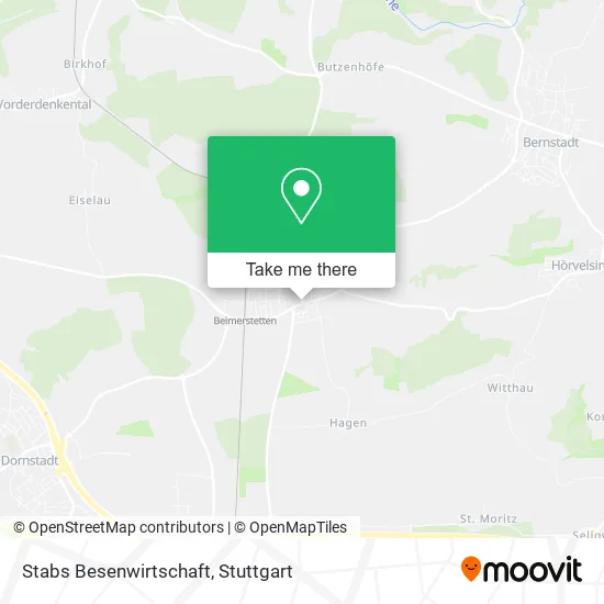 Карта Stabs Besenwirtschaft